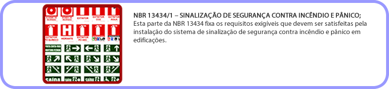 Sinalização de segurança Contra incêndio e pânico